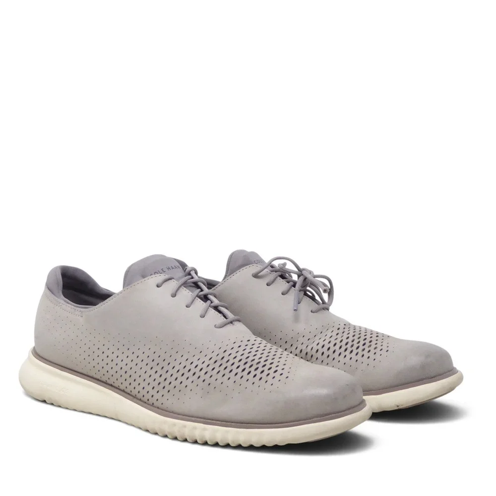 Cole Haan Mens 2.ZerøGrand Lined Laser Wingtip Oxford C37980 Size 10